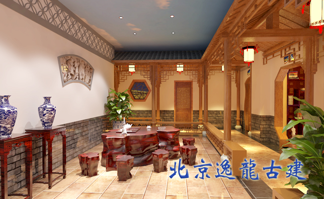 酒店中式装修-北京逸龙园林古建筑装饰工程有限公司