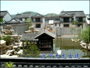 Chinese-style villa construction